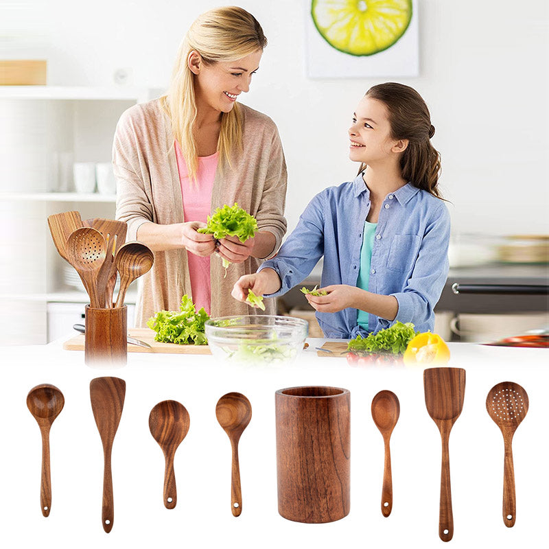 Teak Wood Cutlery Set | Norvo