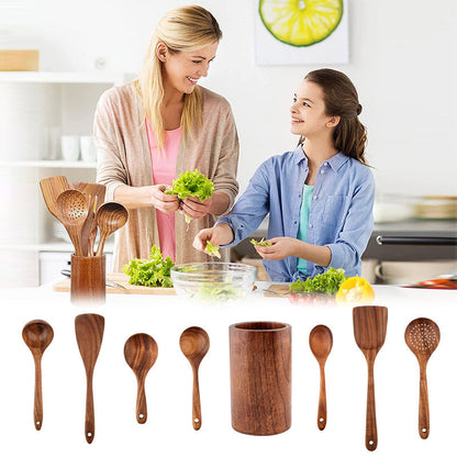 Teak Wood Cutlery Set | Norvo