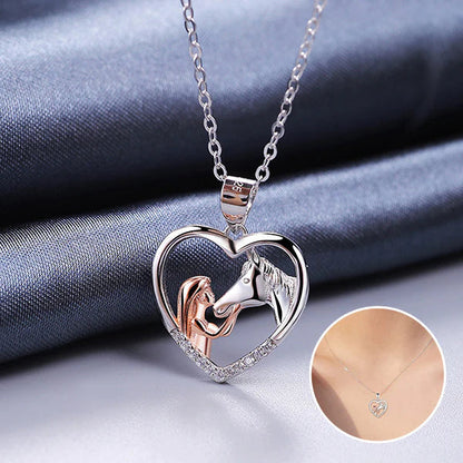 Skanto | Girl and Horse Necklace Chain