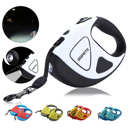BrightLeash - Luxury retractable dog leash with LED Bowlift