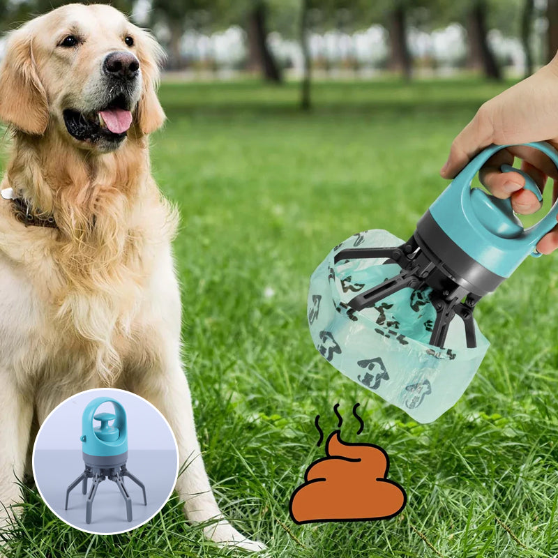 Skanto | Pet Poop Pickup Portable Six Claw Handling Waste Bags Dispenser
