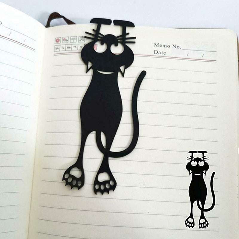Neckline Black Cat Bookmark Bowlift