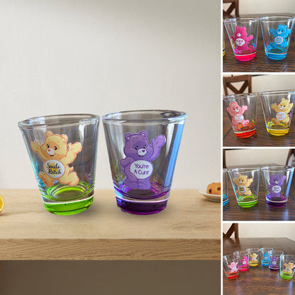 Skanto Swear Bears Shot Glasses Set, 6 Pieces | Skanto