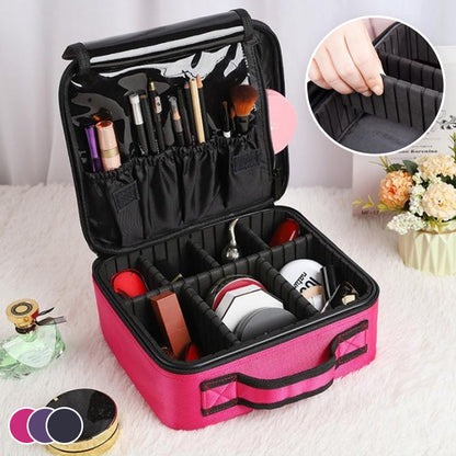 BowLift | Makeup Cosmetic Storage Bag with Adjustable Compartment