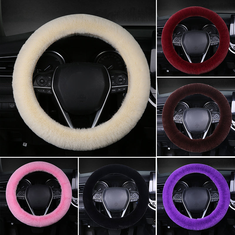 Skanto | Universal Plush Steering Wheel Cover