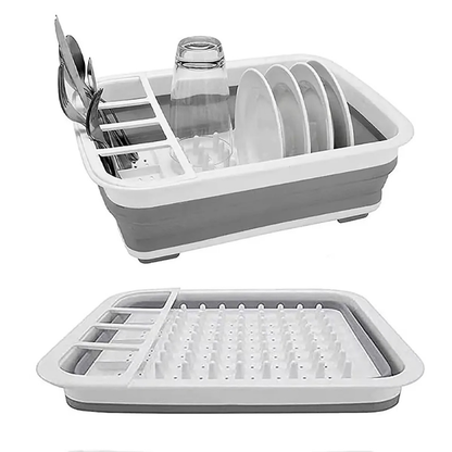Foldable Dish Rack Kitchen Storage and Drain Tray for Tableware | Bowlift