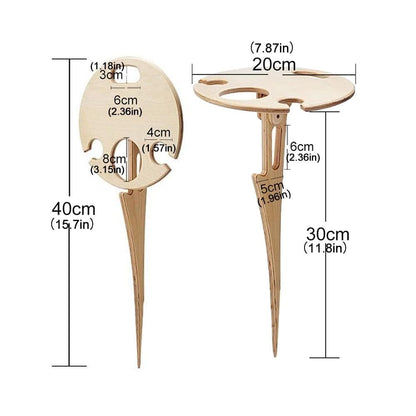 Brehn | Foldable Outdoor Wine Table