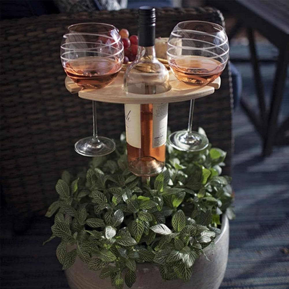 Brehn | Foldable Outdoor Wine Table