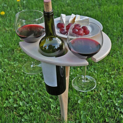 Brehn | Foldable Outdoor Wine Table