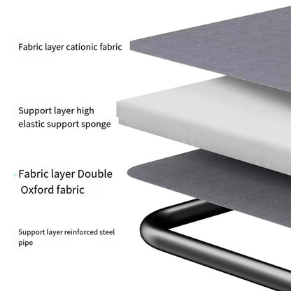 Folding Bed with Integrated Pillow and Side Pocket