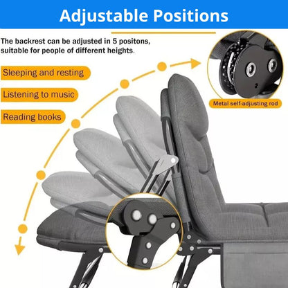 Folding Bed with Integrated Pillow and Side Pocket