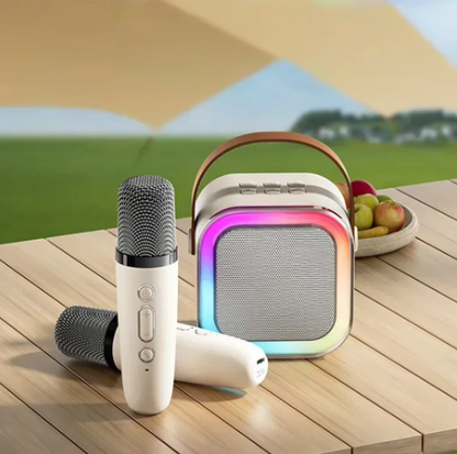 Skanto | Karaoke Set – Wireless Microphones with Portable Bluetooth Speaker