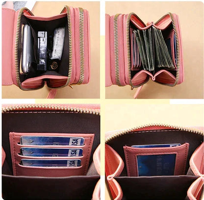 Anti-Theft Leather Bag with Touchscreen | Bowlift