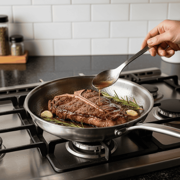 Skanto | Skanto Non-stick Titanium Pan for Perfect Searing