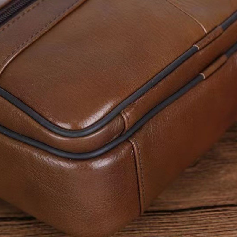 Men’s Leather Shoulder Bag