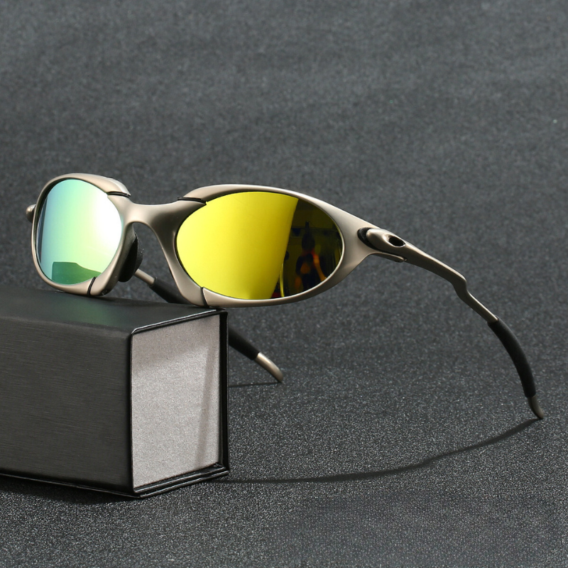 Skanto | Men's Sport Polarized Sunglasses – UV Protection with Lightweight Metal Frame