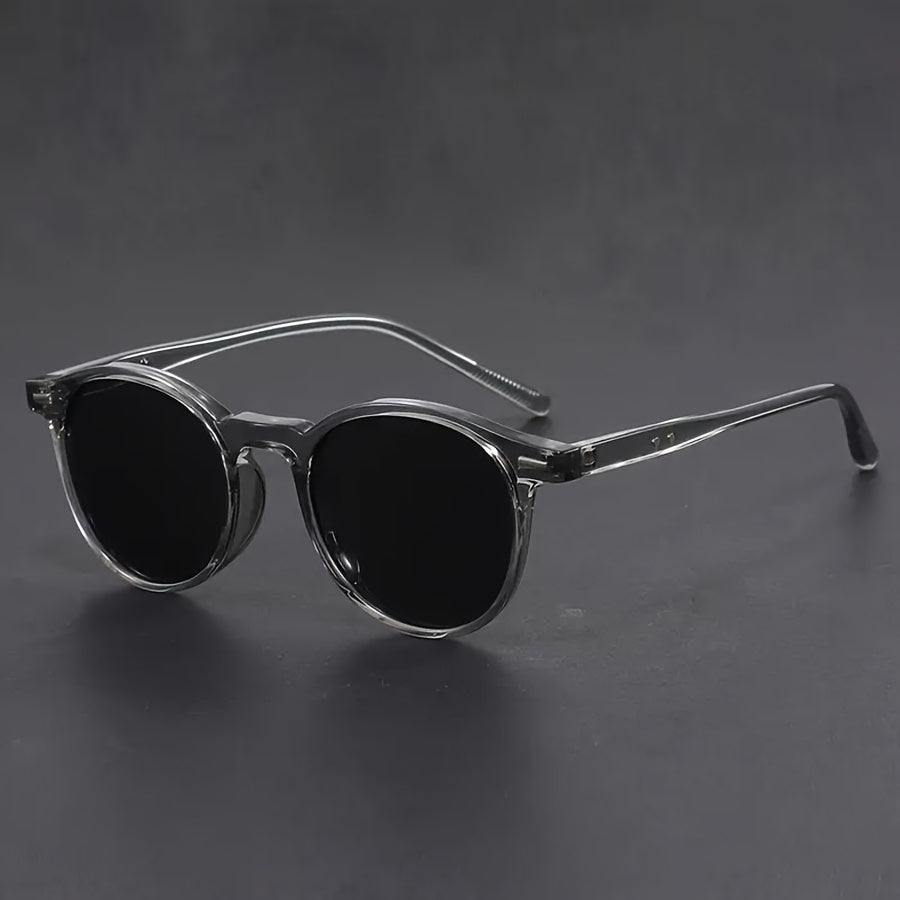 Skanto | Men's Sunglasses RetroView – Round Tortoiseshell Glasses with Lightweight Frame