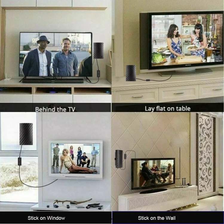 BowLift | 4K Indoor TV Aerial | 600-Mile Range, Easy Plug & Play Installation for Unlimited Free HD Channels