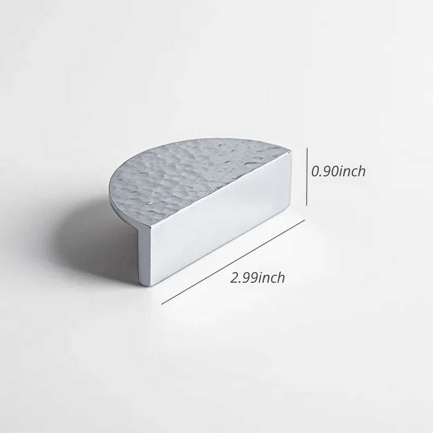 French Handmade Hammered Pattern Cabinet Drawer Door Handle | Skanto