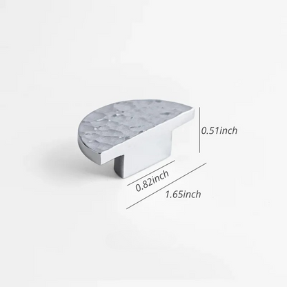 French Handmade Hammered Pattern Cabinet Drawer Door Handle | Skanto