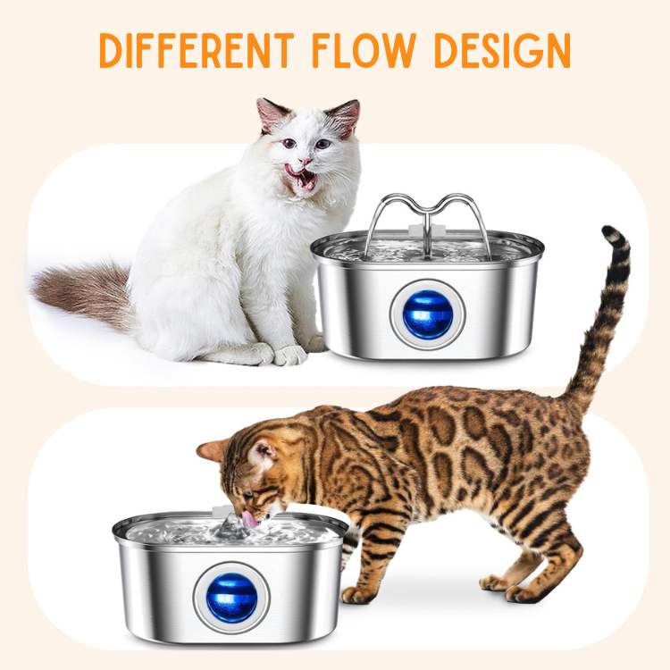 Skanto | Pet Water Fountain | Silent Operation, Durable Stainless Steel & Ideal for Cats and Dogs