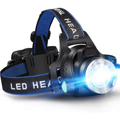 Headlamp | Rechargeable, waterproof, and zoomable LED Headlamp