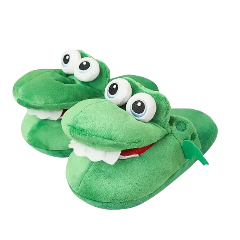 Fun and Cozy Crocodile Slippers