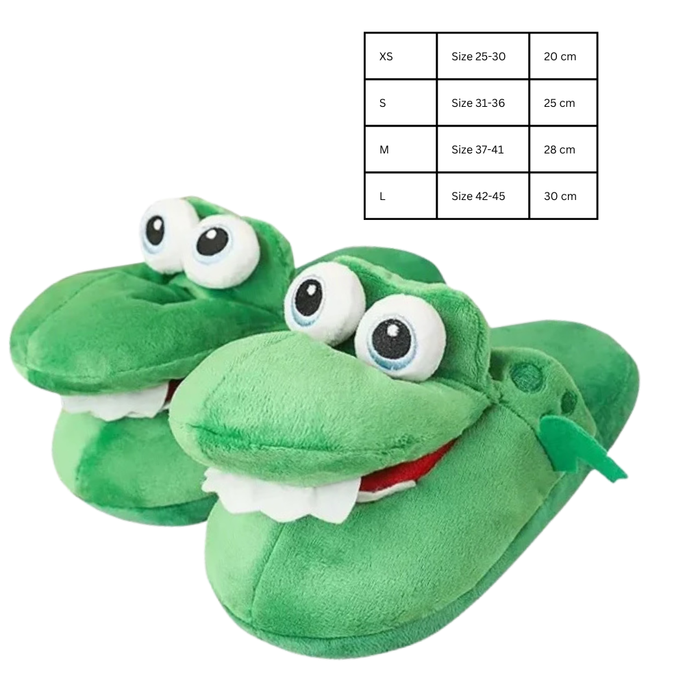 Fun and Cozy Crocodile Slippers