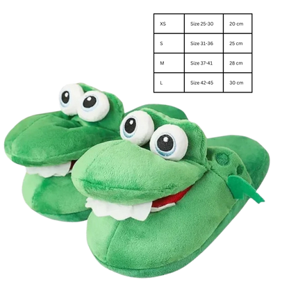 Fun and Cozy Crocodile Slippers