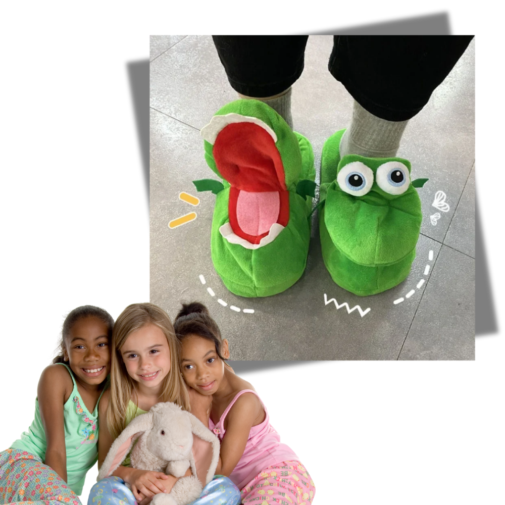Fun and Cozy Crocodile Slippers