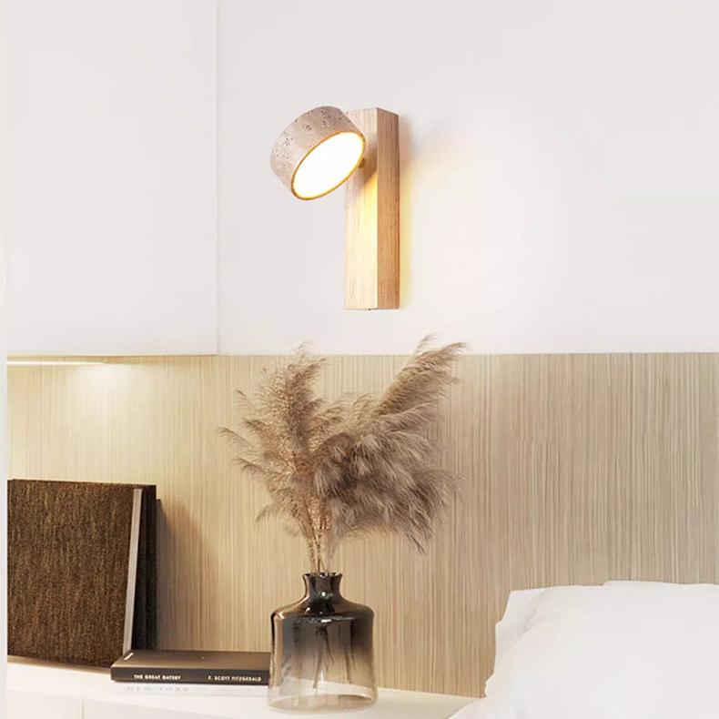 Skanto | Ivory Travertine Wall Lamp