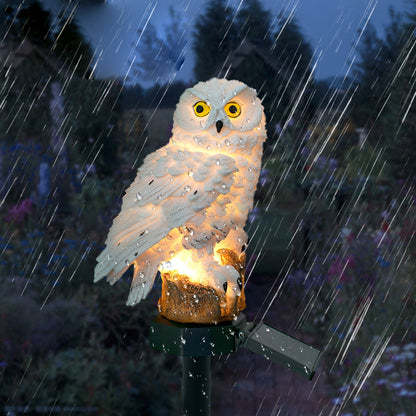 Environmentally friendly Solar Owl Garden Lights (2-pack)