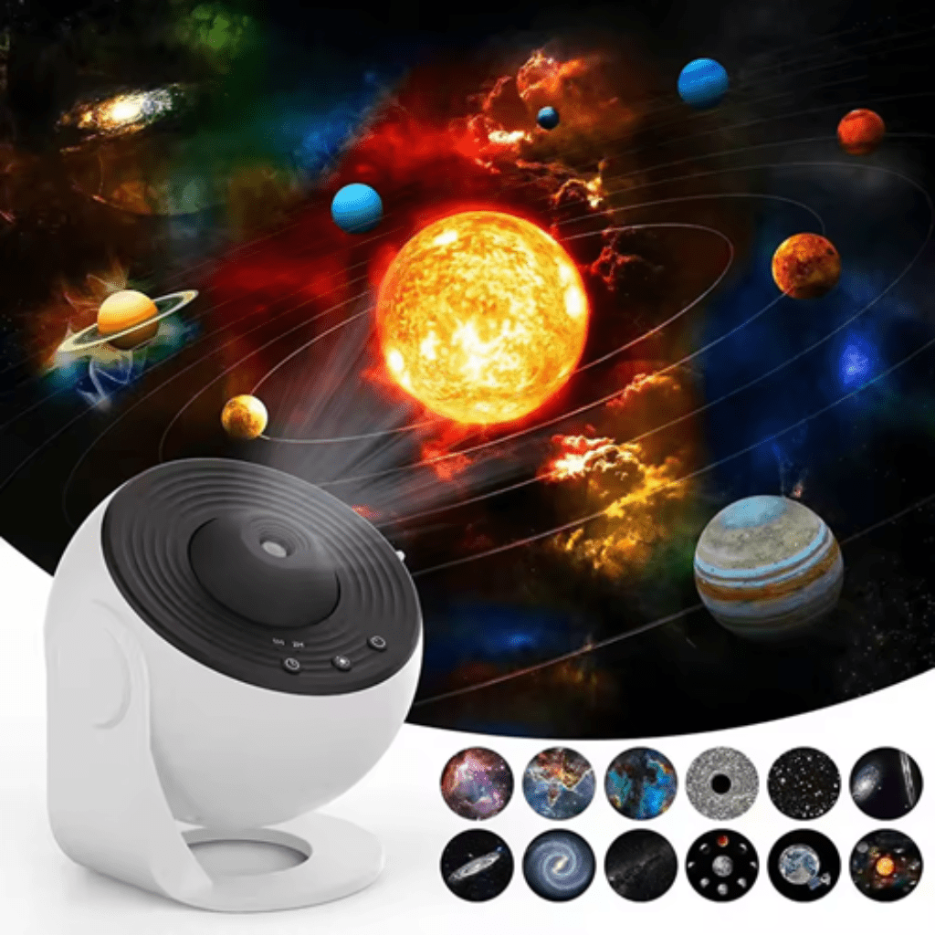 Skanto | CELESTICAST – HD Star Projector with 13 Galaxy Discs and Timer Function