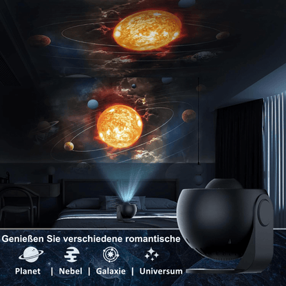 Skanto | CELESTICAST – HD Star Projector with 13 Galaxy Discs and Timer Function