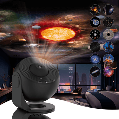 Skanto | CELESTICAST – HD Star Projector with 13 Galaxy Discs and Timer Function