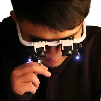 Kalsten | LED Magnifying Glasses with 8x, 15x, and 23x Magnification for Detailed Viewing and Precision Work