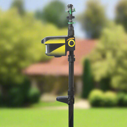 BowLift | Motion Activated Deer Repellent Sprinkler - Solar Powered Animal Deterrent for Gardens & Lawns