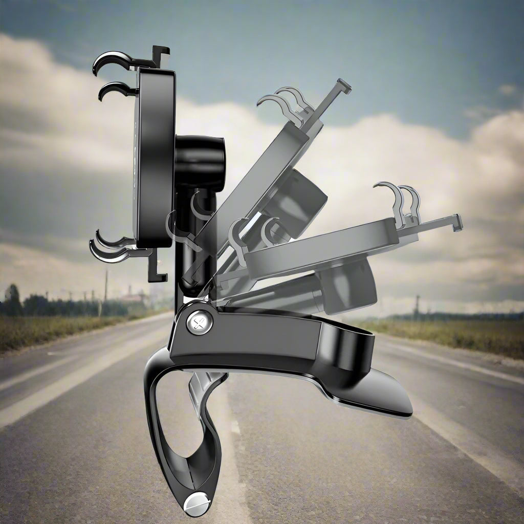 BowLift | Car Phone Holder with Adjustable Mount for Dashboard & Windshield - Universal Fit for Smartphones and GPS Devices