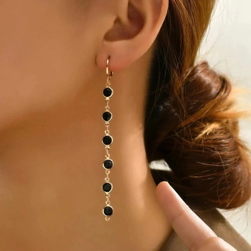 BowLift | Gem Drop Hoop Earrings