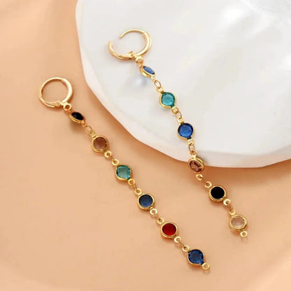 BowLift | Gem Drop Hoop Earrings
