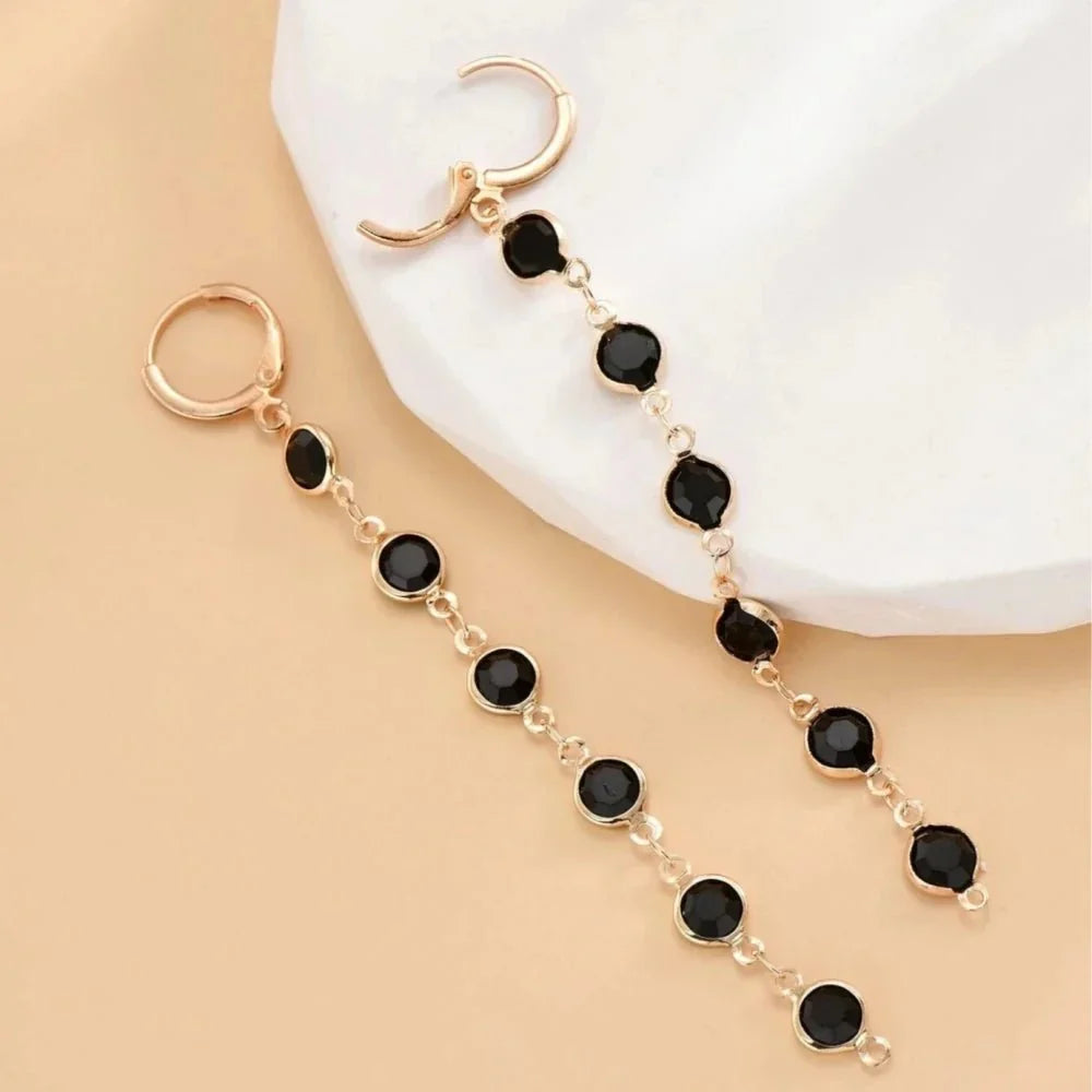 BowLift | Gem Drop Hoop Earrings