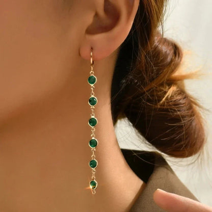 BowLift | Gem Drop Hoop Earrings