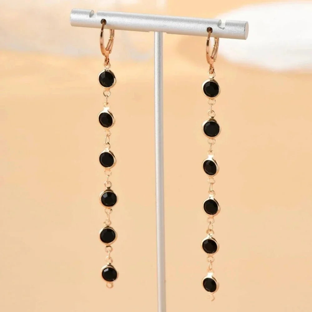 BowLift | Gem Drop Hoop Earrings