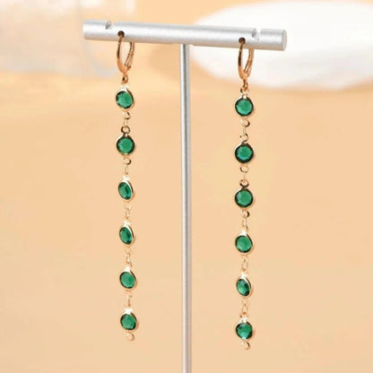 BowLift | Gem Drop Hoop Earrings