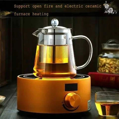 Skanto | Borosilicate Tea Pot with Infuser