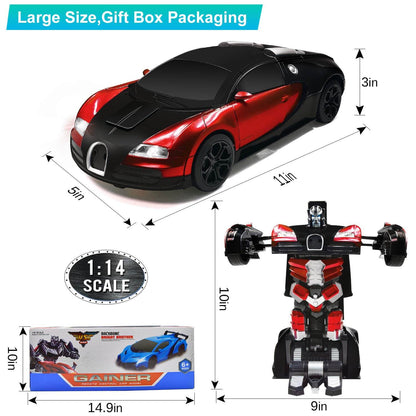 Skanto | Remote Control Transforming Robot Car Toy