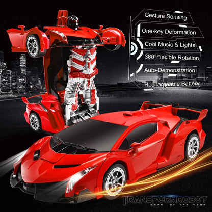 Skanto | Remote Control Transforming Robot Car Toy
