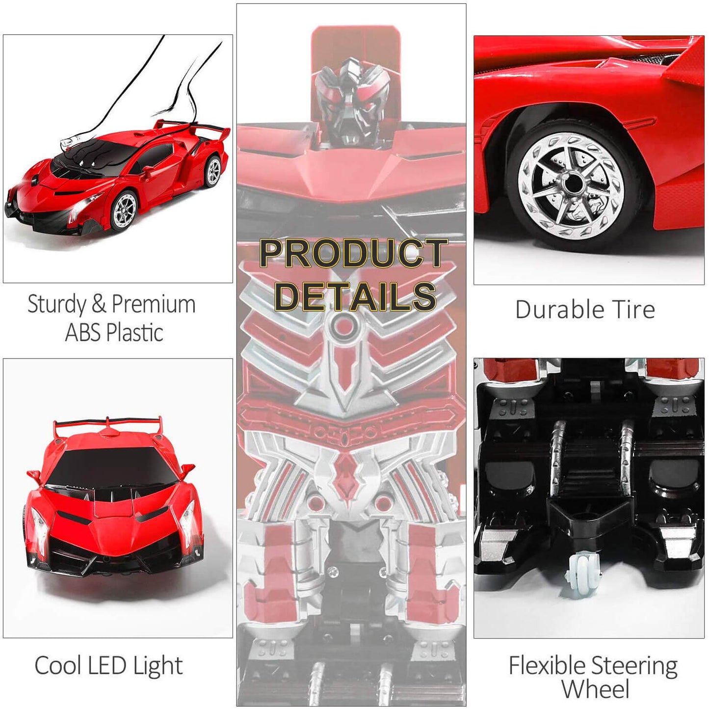Skanto | Remote Control Transforming Robot Car Toy