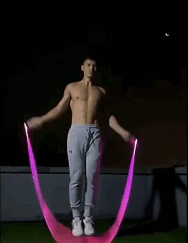 LED Luminous Adjustable Jump Rope | Bowlift