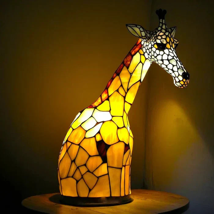 Skanto | Sculptural Glass Lamp with Animal Motifs in Subtle Light